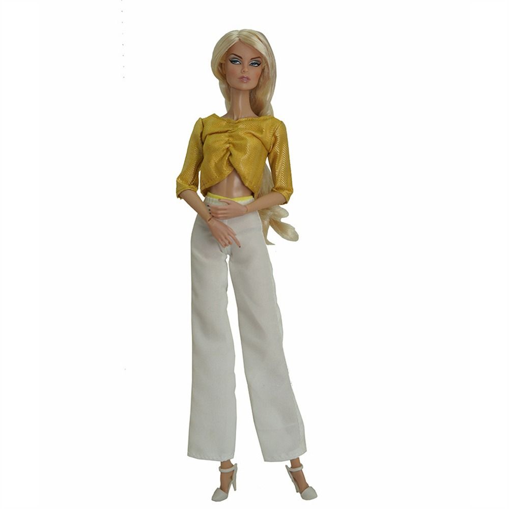 Повседневные топы Кукольная одежда Офисные брюки для кукол Кукольные аксессуары Кукольные наряды Ручная работа