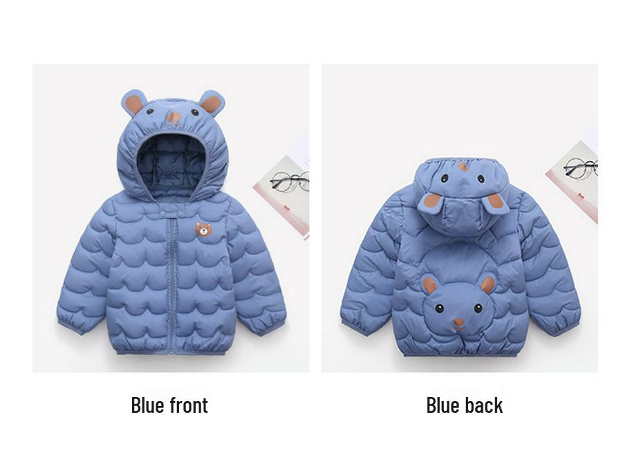2025 Autumn/Winter Kids' Down Cotton Jacket: Short, Thickened Coat for Boys & Girls