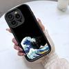 Японские волны Чехол для телефона Для IPhone 17 16 15 14 13 12 11 Pro Max 16E Plus INS Мягкий чехол