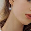 1 Pair Women Earrings Hook Elegant Lightweight Women Fashion Snowflake Hook Earrings for Home