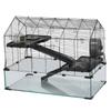 Wire Hamster Cage Habitat 29.5in Rodent Gerbil Small Animal House
