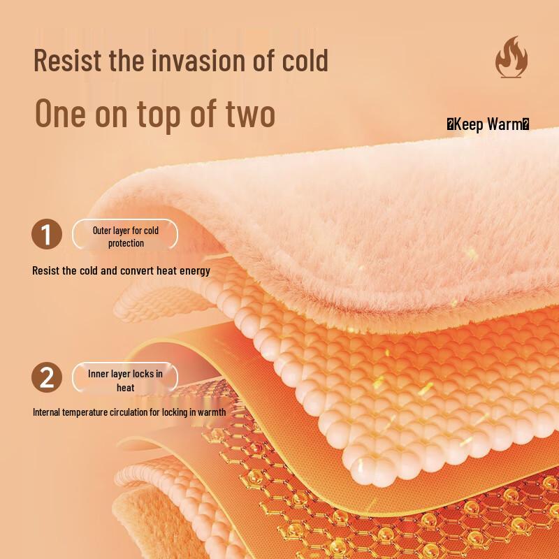 MINISO Men's Fleece-Lined Curved-Leg Pants