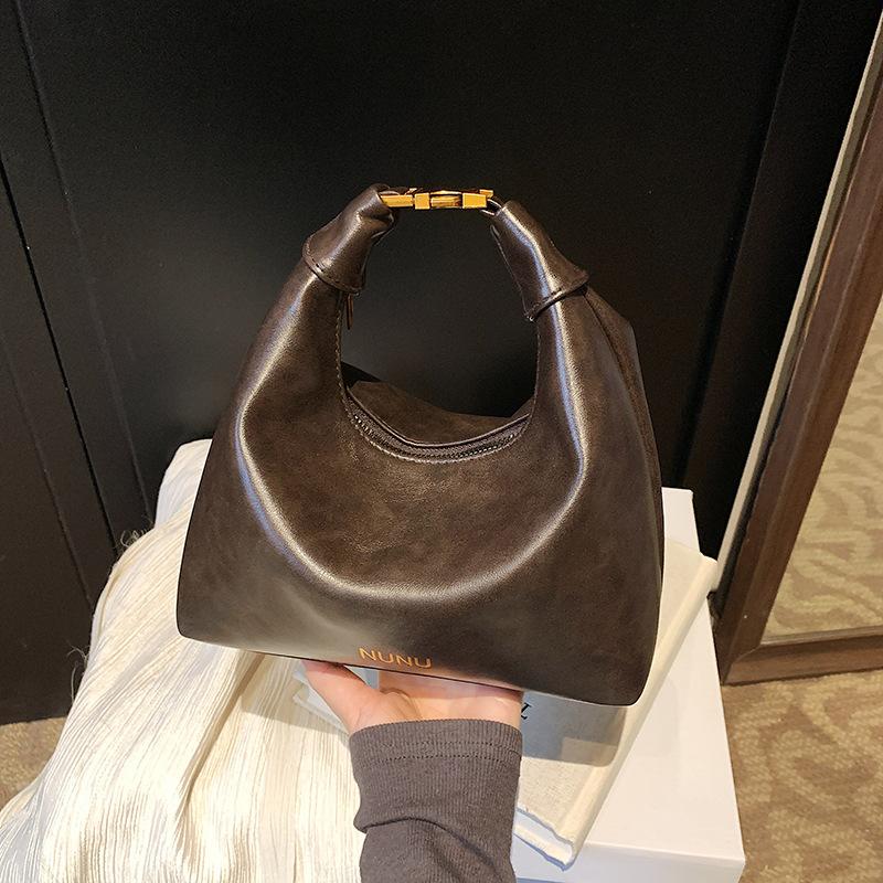 Нишевая дизайнерская сумка женская осень-зима 2025 новая модная на плечо, сумка-мессенджер, женская портативная сумка-пельмень высокого класса