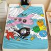 Barbapapa3 Flannel Blanket, High quality Comfortable for All Seasons, Home Decor, Warmth and Comfort