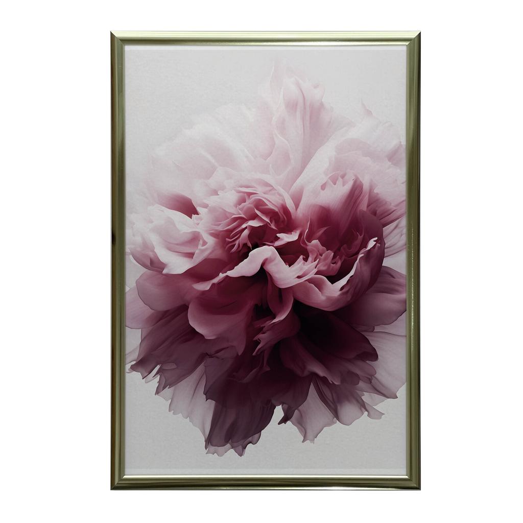 Pastelowy Urok Kwiatu Pastelowy Urok Kwiatu, 70X100 Cm, Rama Drewniana Jasny Dąb, Papier Matowy 230 Gsm