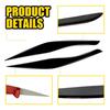 Car Headlight Eyelid Cover Trim Eyebrow Gloss For BMW 3 Series E90 E91 2005-2012