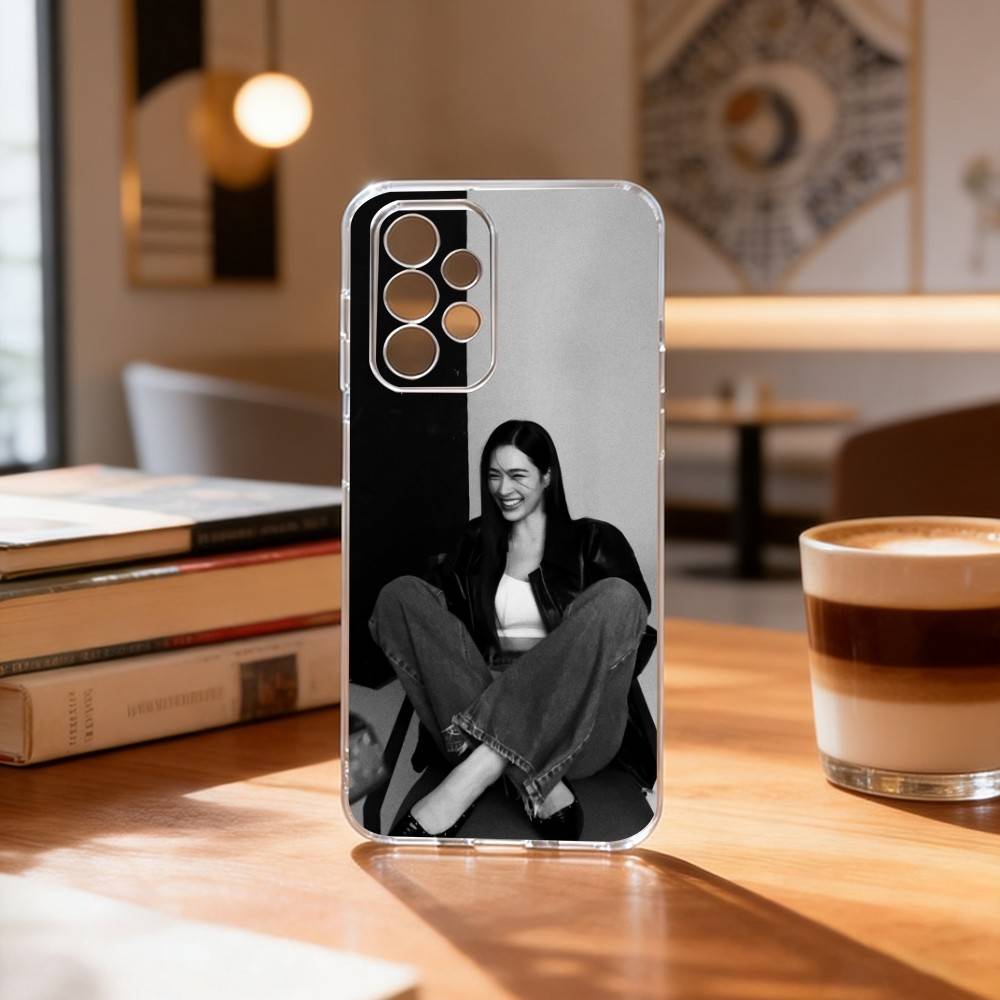 Чехол для телефона L-Линлин Квонг Актриса Для Samsung S25,S24,S21,S22,S23,S30,Ultra,S20,Plus,Fe Прозрачный чехол