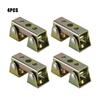 4x Adjustable Magnetic Welding Clamps V Type Pads Fixture Holder Strong Welder