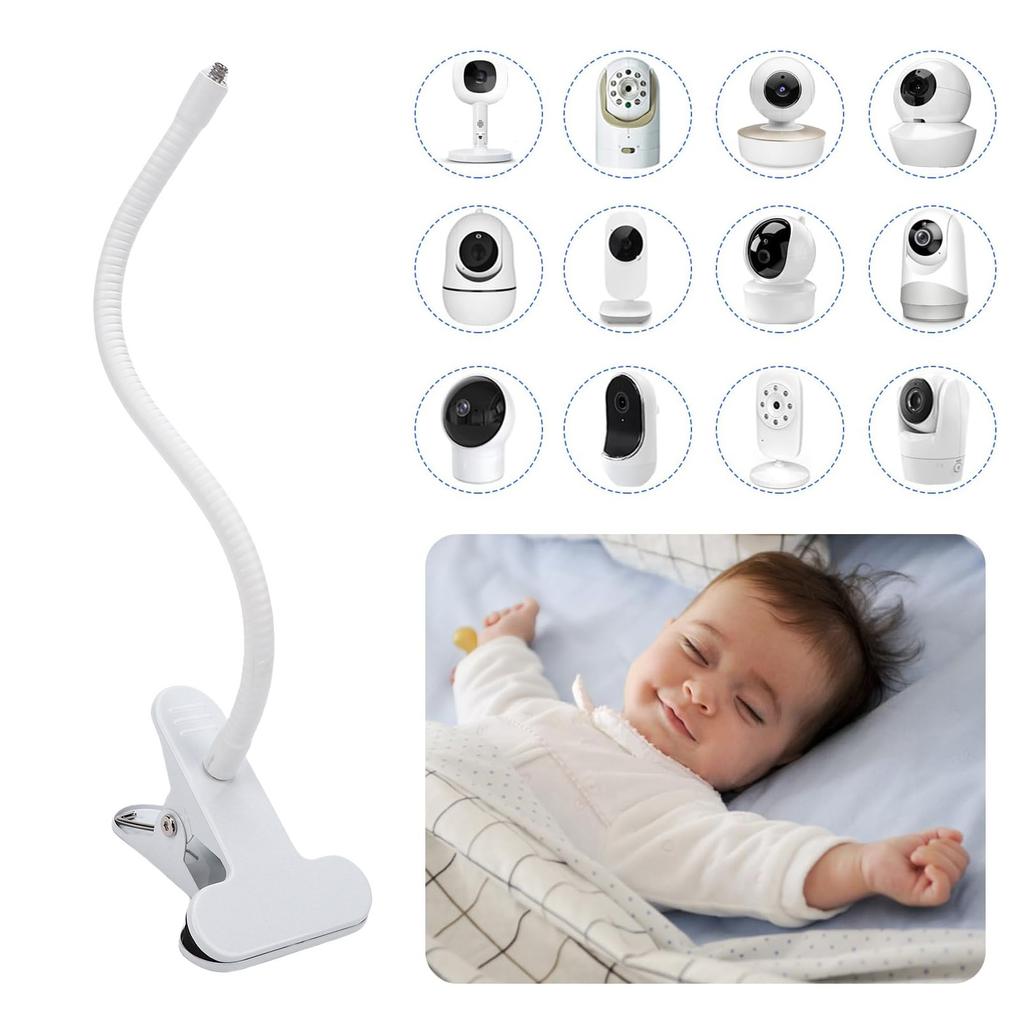 Гибкое крепление подходит для камер HelloBaby HB65 HB6550 HB6558 HB66 HB248, винт 1/4 дюйма, зажим-держатель для детской камеры