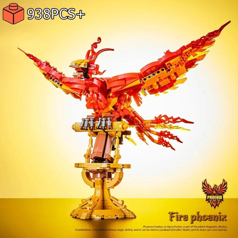 Технический набор строительных блоков Огненный Феникс MOC Кирпичи для сборки DIY Настольные украшения Модель Подарок на день рождения Рождество