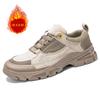 Высококачественная брендовая мужская походная обувь на открытом воздухе с нескользящей толстой подошвой, мужская модная спортивная обувь, зимняя хлопковая обувь, бесплатная доставка
