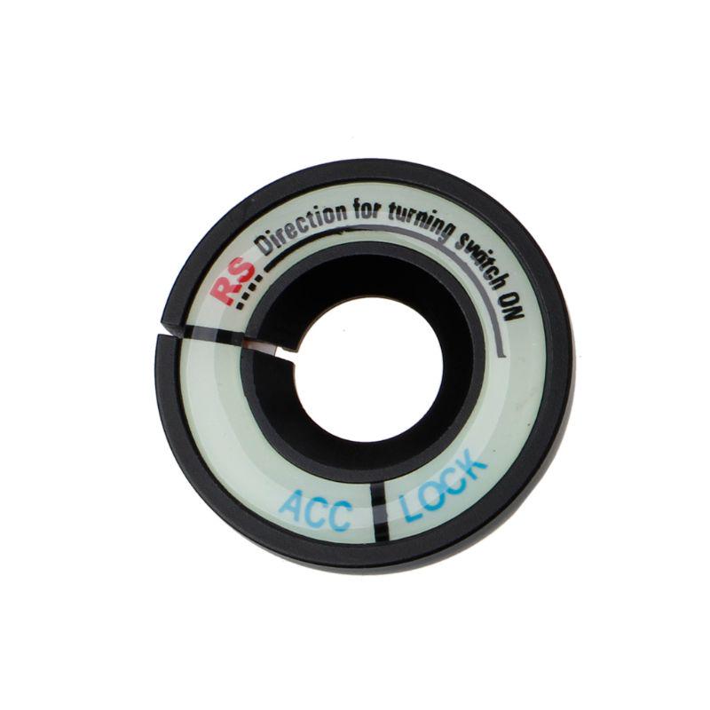 Автомобильная светящаяся наклейка на брелок для ключей зажигания для Skoda Octavia Fabia YETI VW Passat Bora POLO GOLF 6 Jetta MK5 MK6