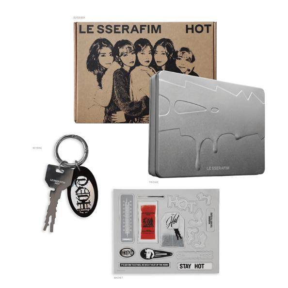 LE SSERAFIM 5-й мини-альбом HOT Tin Case ver.