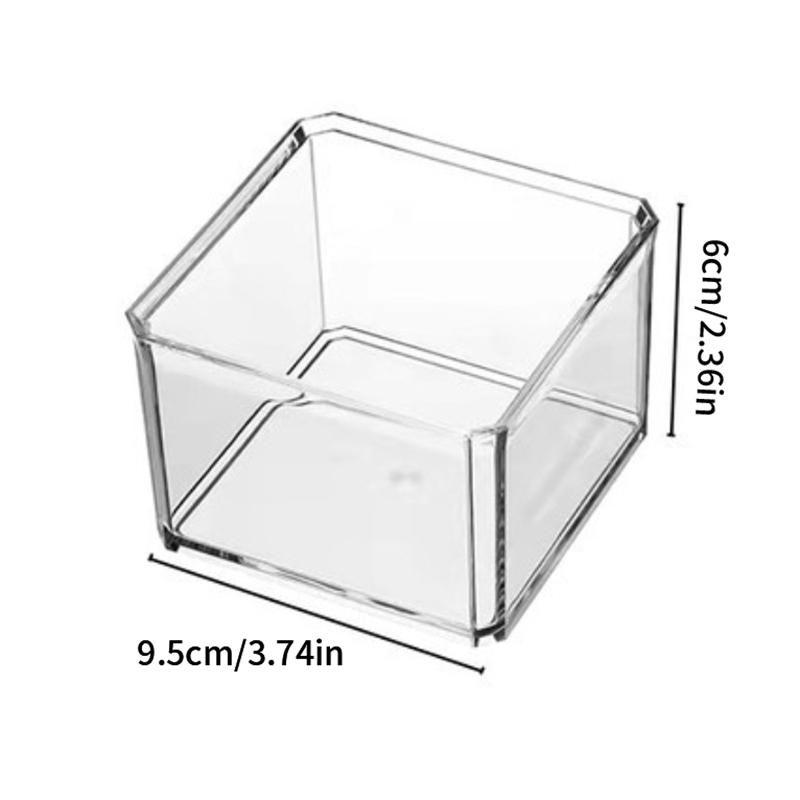 Ящик для хранения чайных пакетиков, ящик для сортировки кофейных капсул, герметичная акриловая банка для хранения с крышкой, контейнер для чая, кофе, сахара