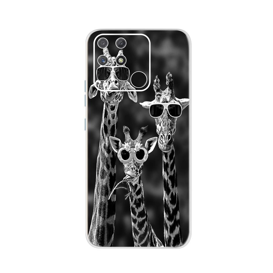 Soft Silicone Case For Raelme Narzo 50A RMX3430 Phone CaseTransparent TPU Cover For Realme Narzo50a 50 A 6.5" Back Cases Bumper