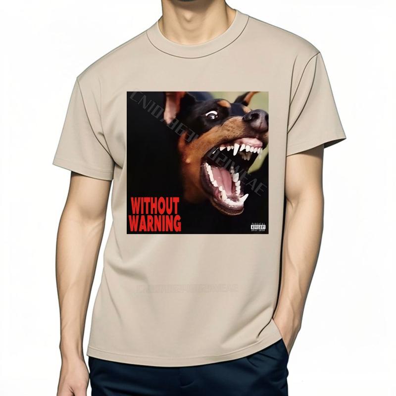 Tshirt Unisex Short sleeve Basic T Shirt Dog With Open Mouth Graphic Soft Cotton Teeshirt Cool Brand Short Sleeve Shirt