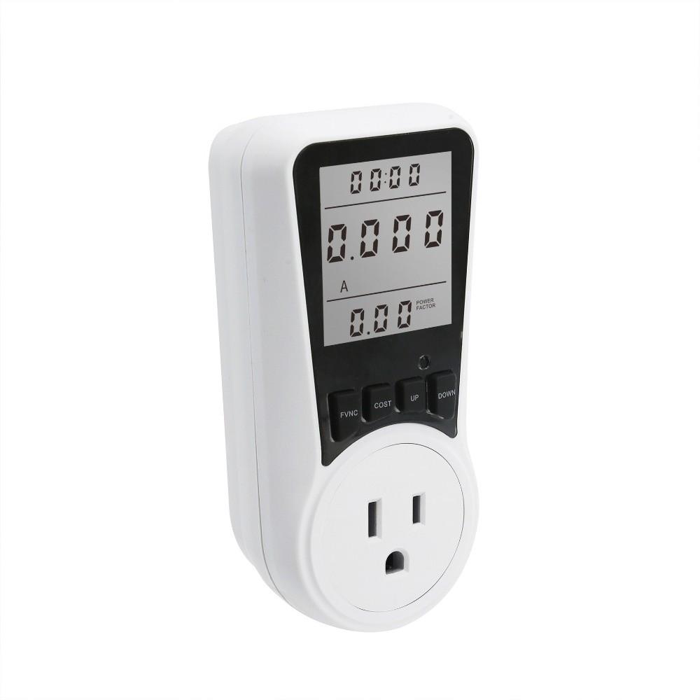 Backlight Electrical Energy Monitor Socket LCD Screen Energy Monitor Power Meter Home Use
