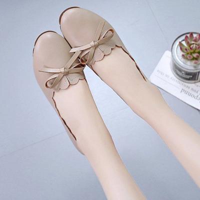 Женские туфли на плоской подошве с круглым носком, удобные, нескользящие, популярные, летние 2024 года, модные, быстрая доставка, обувь