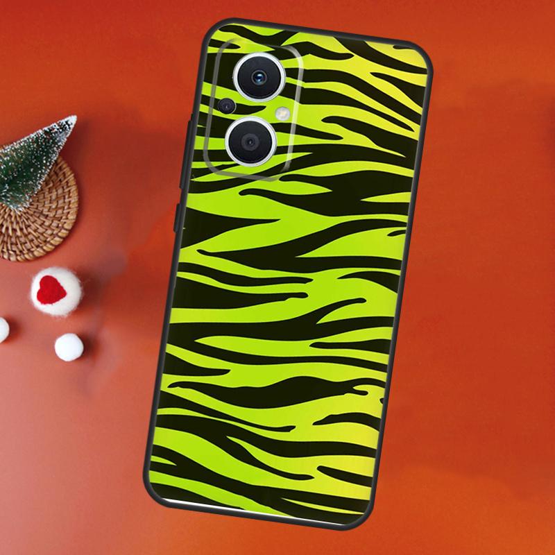 Cyan Giraffe Leopard Zebra MAD Case For OPPO Reno 10 8 7 4 5 6 Lite 2Z 4Z 5Z OPPO Find X5 X6 Pro X2 X3 Lite Neo Back Cover