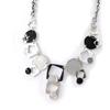 NOA [H8961] - Designer Necklace 'Les Acidulés' Black Silver