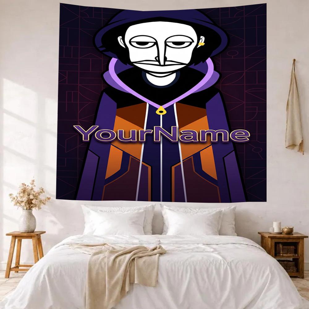 Incredibox Custom Your Name Wall Decor Tapestry Art For Pet Memorial Birthdaywedding Party Backdrop Family Gift
