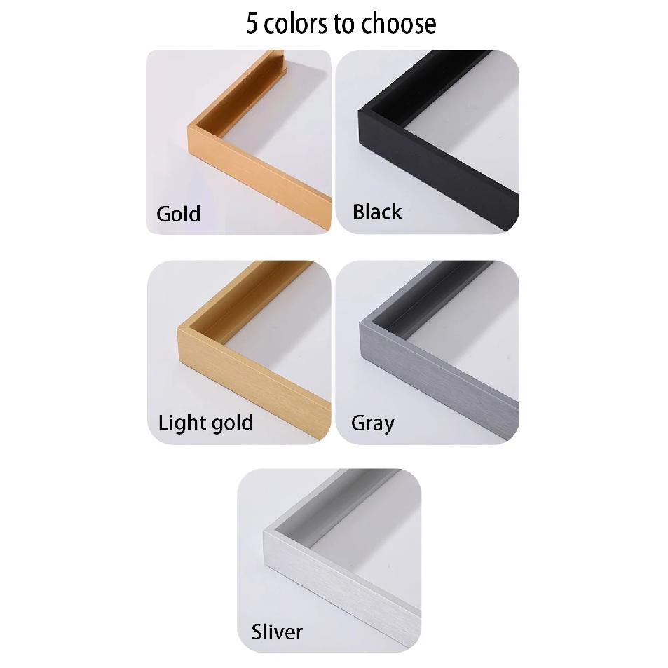 Aluminum Alloy Floating Canvas Frame Narrow Edge Metal Painting Frame Simple Wall Art can be Custom Large Size