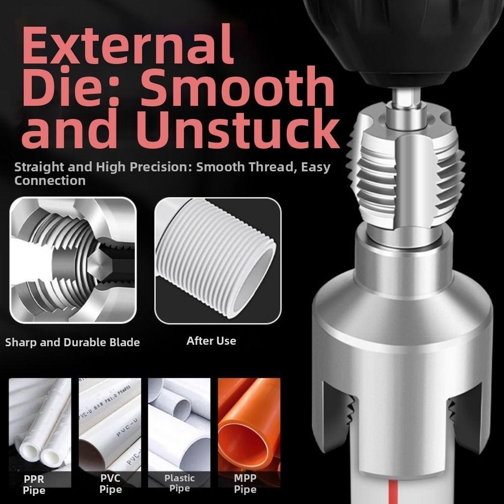 7pcs/set Dies Reamer Plumbing PPR Pipe Kit Water Pipe Repair Tools  Plumbing Applications