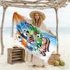 Bluey Soccer Fun Personalized Text Beach Towel Quick-Dry Soft Microfiber Suitable for Sports Travel Swimming Yoga Bathroom Beach And Pool