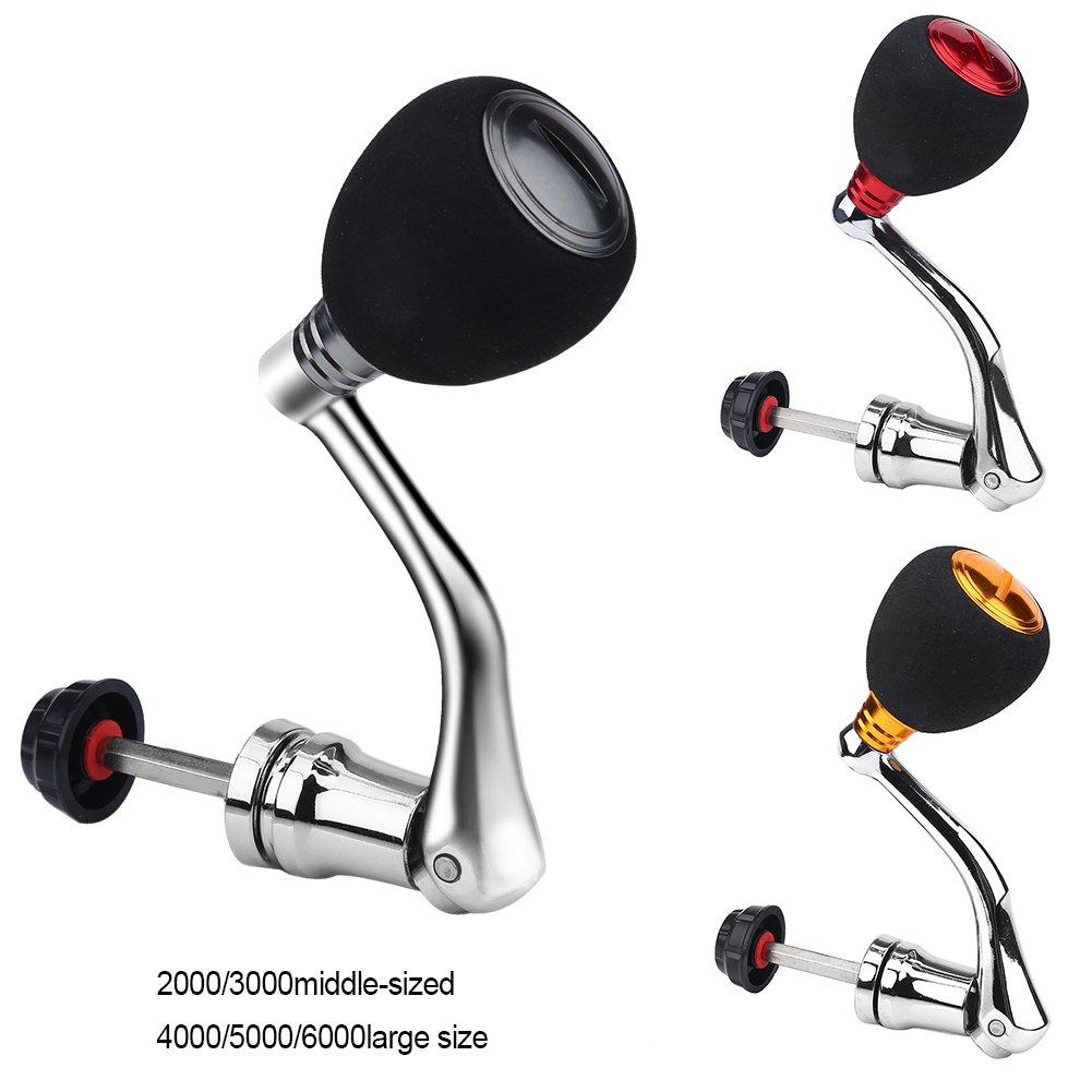 Aramox DEUKIO Fishing Reel Handle Rocker Arm Grip Baitcasting Handle Replacement for Abu Garcia Yamato Series for 2000 2000/3000/4000/5000/6000