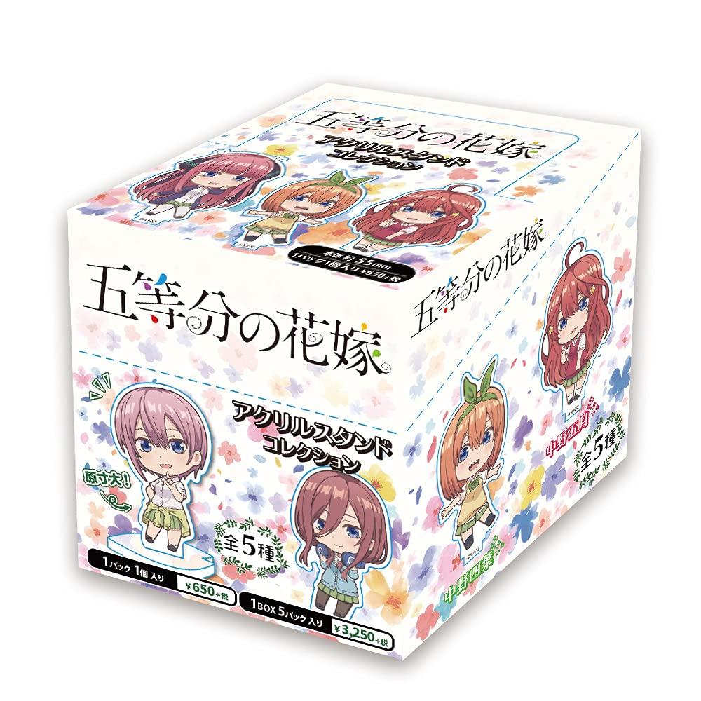 Коллекция акриловых подставок Quintessential Quintuplets, коробка, продукт 1BOX 5, всего 5 типов = штук,