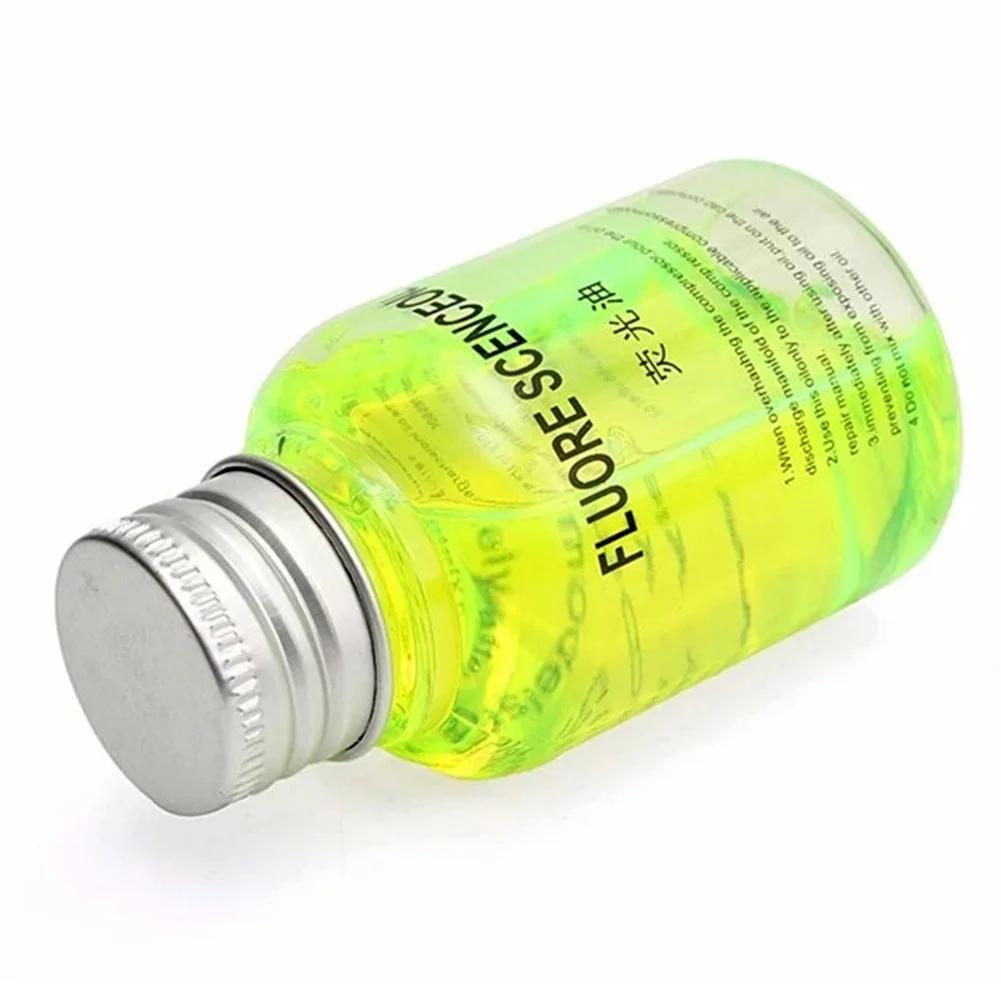 Автомобильный кондиционер флуоресцентный масляный краситель 60 мл УФ-свет обнаружение утечек ремонтный инструмент для кондиционеров для хладагентов R134A R404A