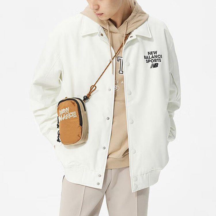 New Balance Puffer Jackets Unisex White Lapel Moderate Other 5QD12083-IV