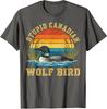 Stupid Canadian Wolf Bird Funny Loon Animal Lovers T-Shirt
