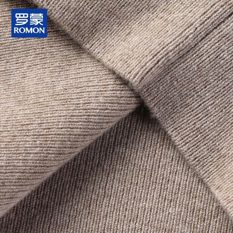 ROMON Мужской пуловер из 100% чистого кашемира с воротником-стойкой