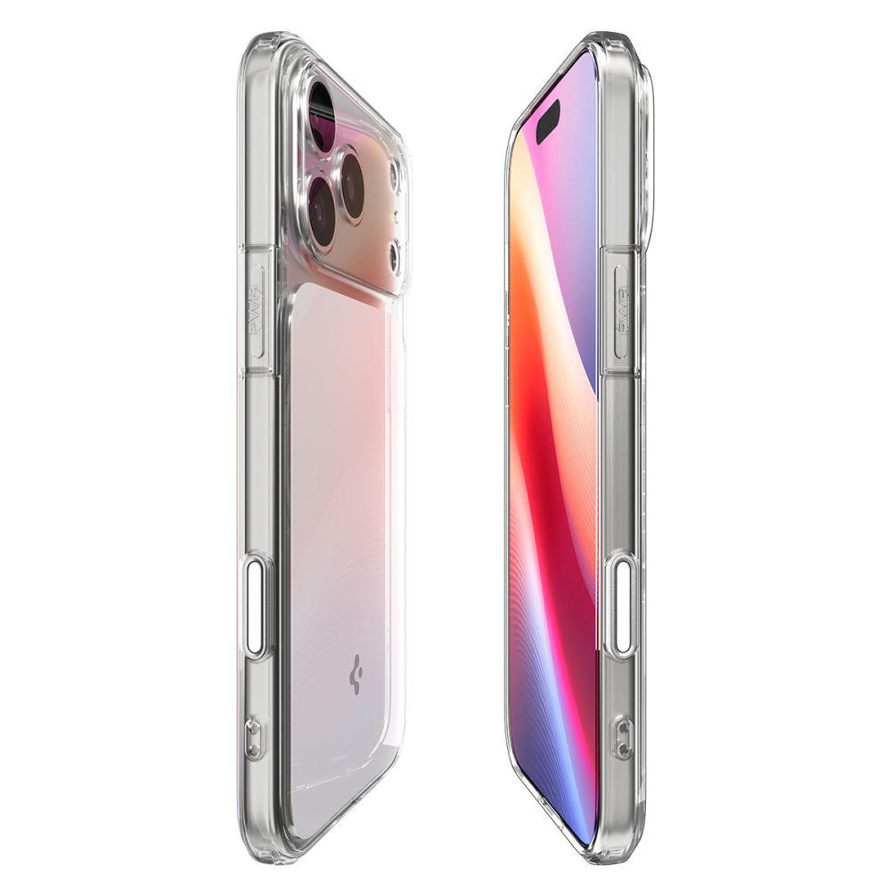 iPhone 17 Pro Max Ultra Hybrid T MagSafe Case - Transparent and White