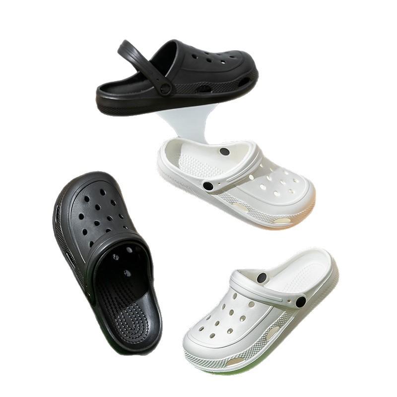 New Crocs Outerwear Shoes, Anti-slip and Deodorizing Thick-soled Beach Sandals and Slippers