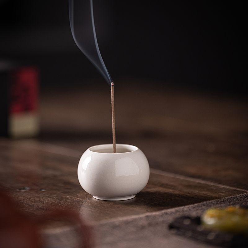 Маленькая керамическая подставка для благовоний-палочек, красочные медитативные украшения, держатель для сандаловых благовоний, печь для благовоний для чайной церемонии