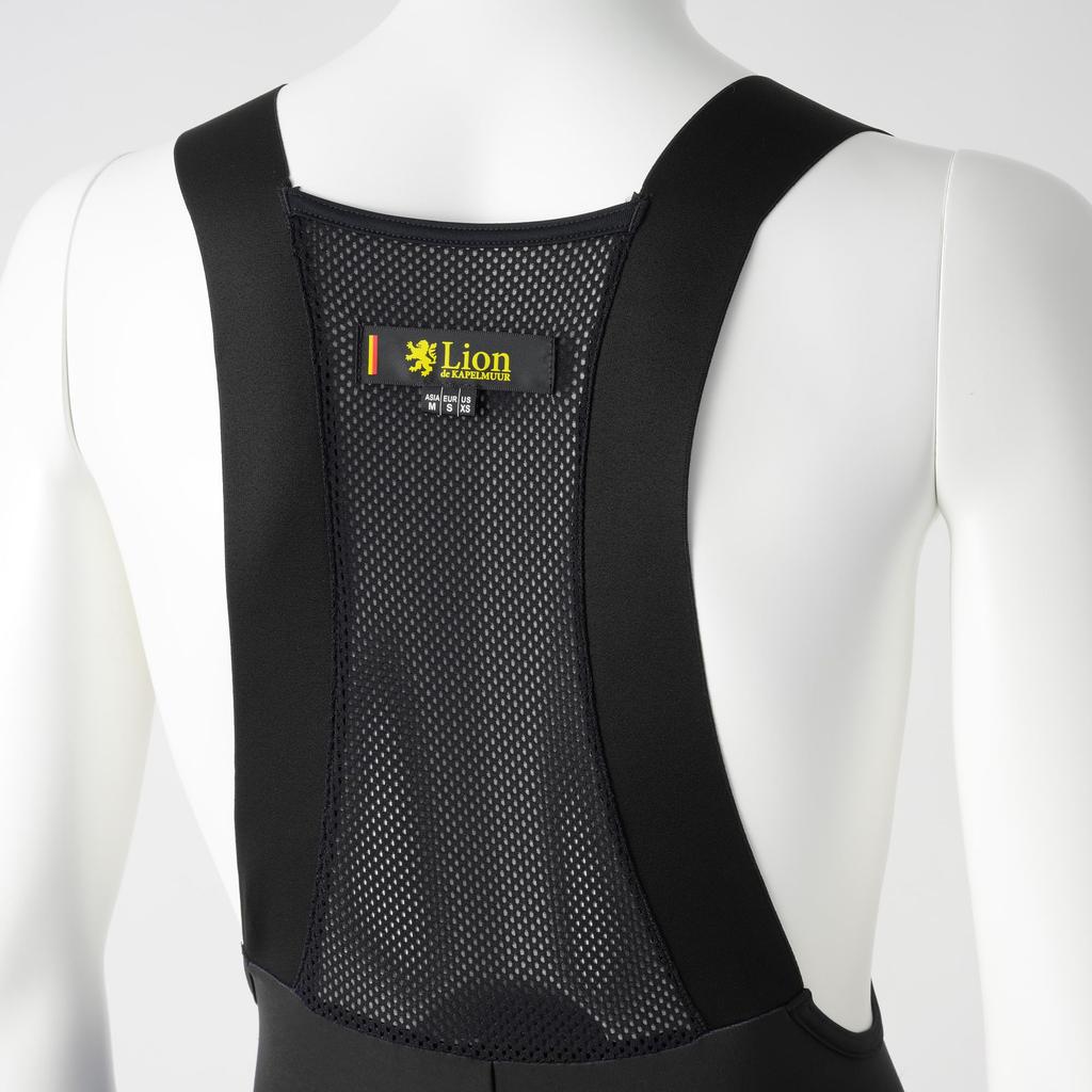 Lion de Kapelmuur Теплые тайтсы с лямками Размер для велоспорта EVO3, Черный, L, Осень/Зима (5°С-15°С)