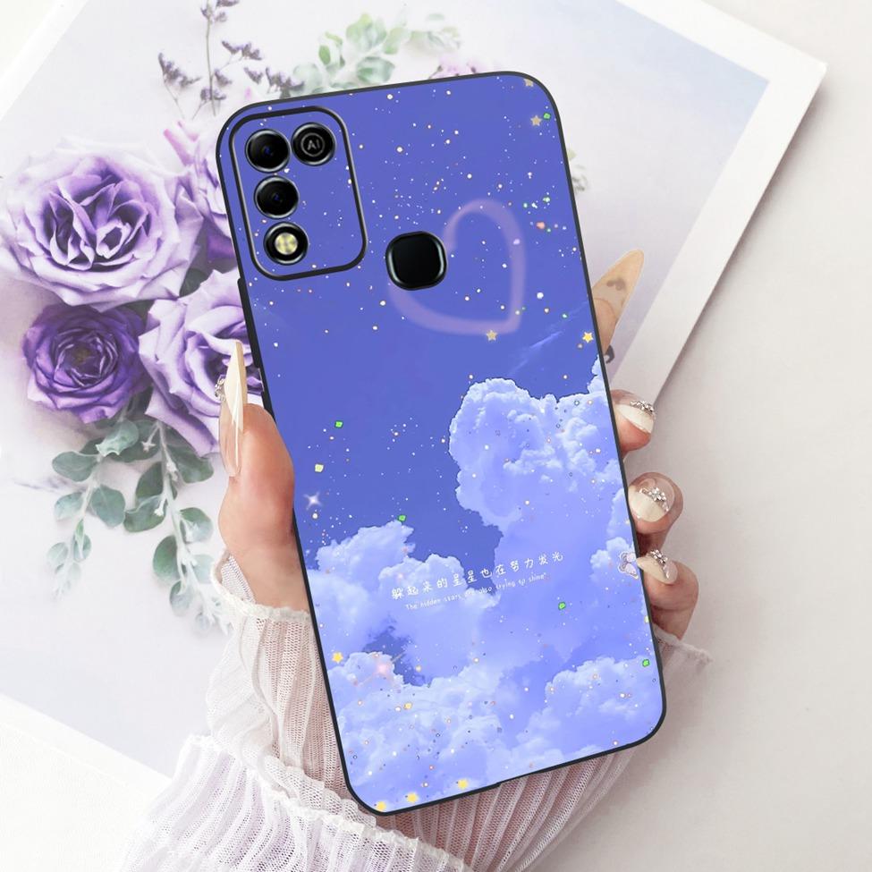 Чехол для Infinix Hot 11 Play Чехол Роскошный Модный Забавный Милый Расписной Силиконовый Чехол для Телефона для Infinix Hot 11Play