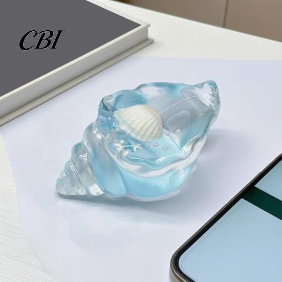 Relaxation Desk Toys Clear Conch Stress Relief Toy, Sea Snail Squeezable Fidget Kids Toy Stretchy Sensory for Anxiety & Hand Exercise Calming