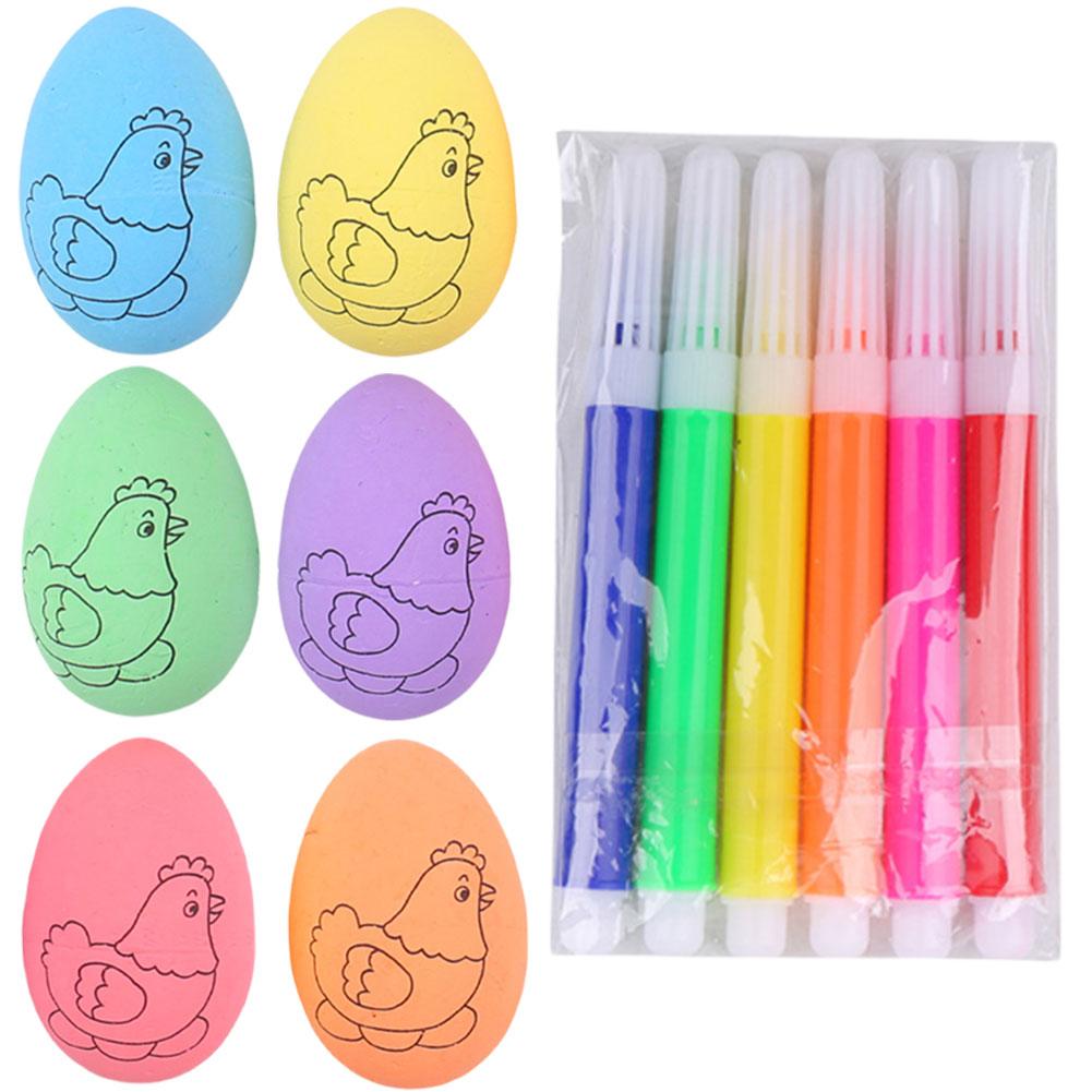 Easter Eggs Painting Kit for DIY Design for Girls and Boys Easter Egg Coloring Craft Kit DIY Easter Toy for Easter Theme Party