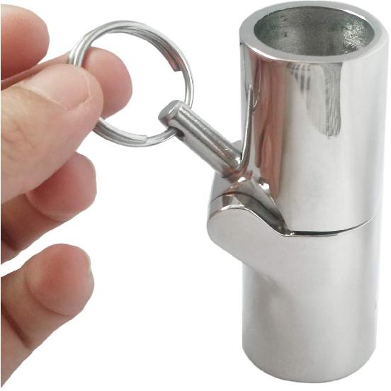 316SS Marine Grade Boat Handrail Fitting -Boat Pipe Connector,Folding Swivel Coupling Tube Joint Connector for 1" (25MM) O.D.Tube/Pipe