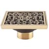 Antique Bathroom Waste Drain Brass Strainer Cover Grate Antique Floor Drain  Home