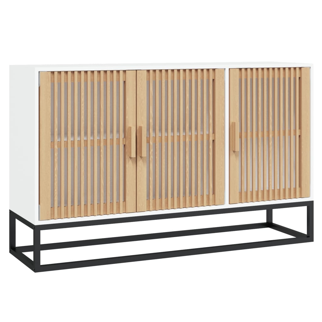 Комод Белый 105x30x65 см Древесно-плитный материал
