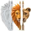 Lion Head Silicone Mold Tiger Head Fondant Molds Cake Decorating Tools Cupcake Topper Candy Sugar Craft Gum Paste Polymer Clay