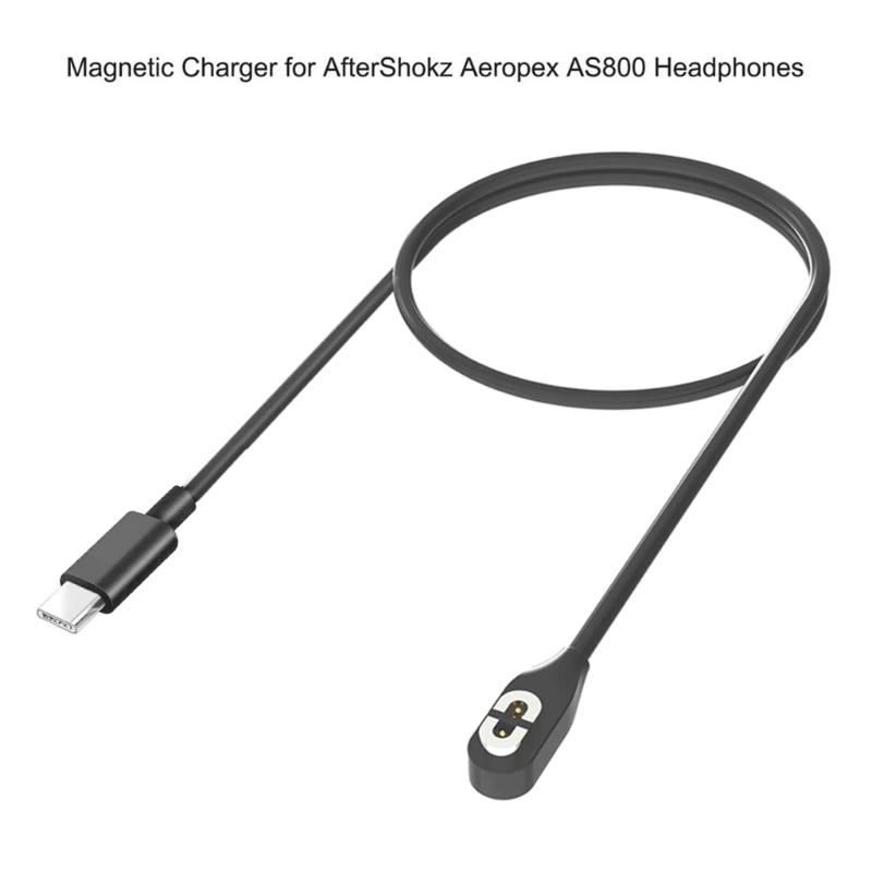 Магнитный зарядный кабель для беспроводных наушников AfterShokz Aeropex AS800 Безопасный и быстрый зарядный кабель 1м/1.8м