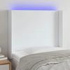 VidaXL LED Headboard Bedroom Furniture Single Bed Accessory Headboard Interior White 3123841