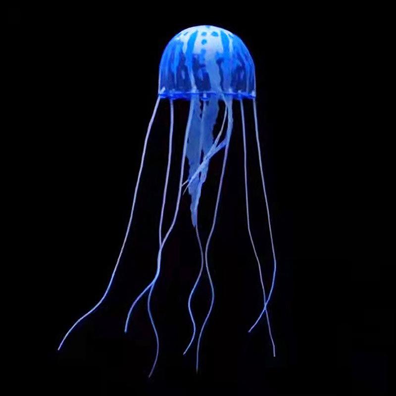 Красочная искусственная светящаяся медуза, декор для аквариума, мини-подлодка, украшение, товары для водных питомцев