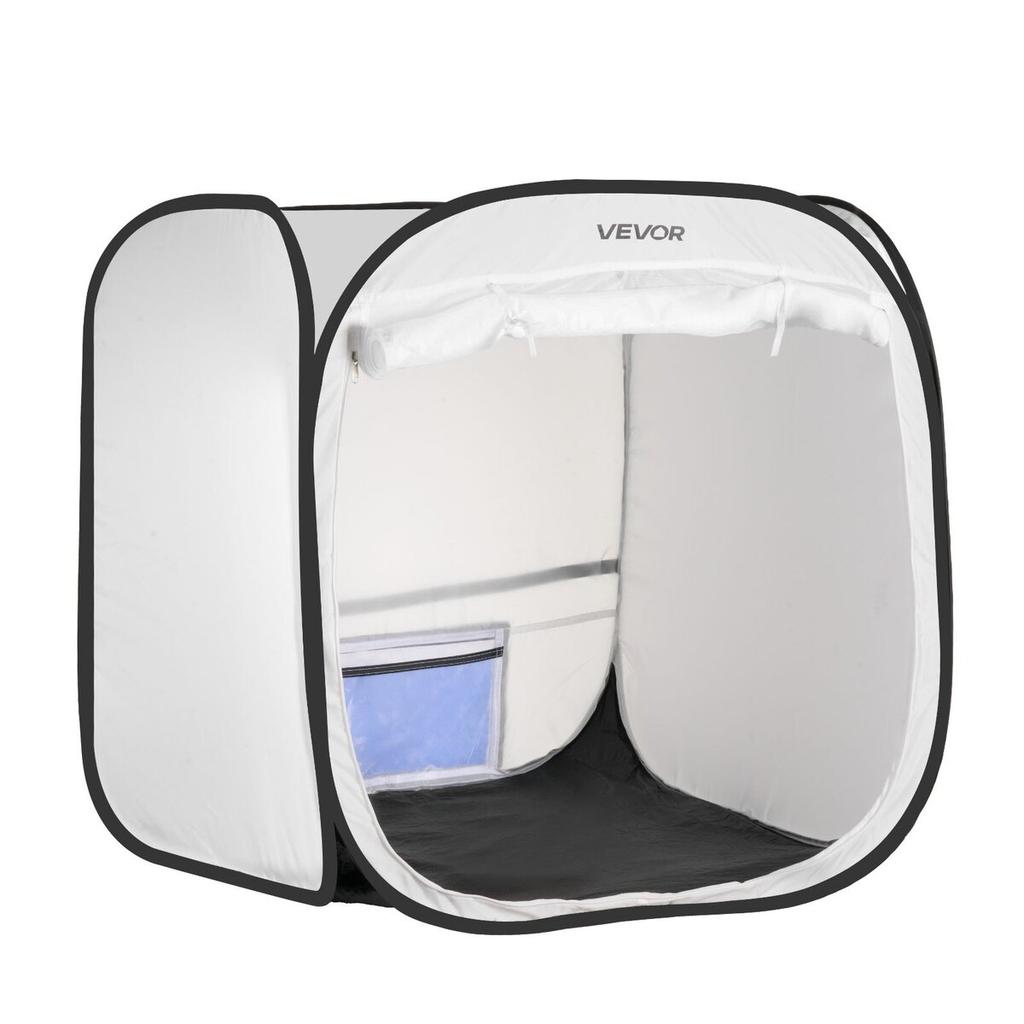 Portable Paint Booth Tent,720 x 725 x 750mm Pop-Up Portable Spray Paint Tent with Mesh Door, Spray Painting Tents for Cabinets, Chairs, Models,