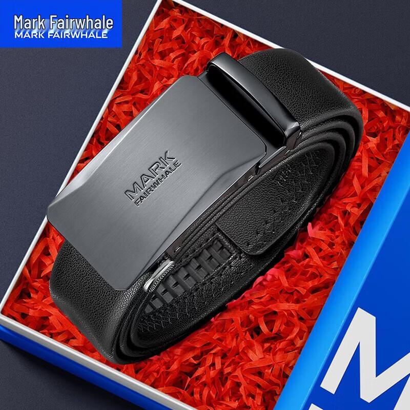 Mark Fairwhale Men's Automatic Buckle Leather Belt